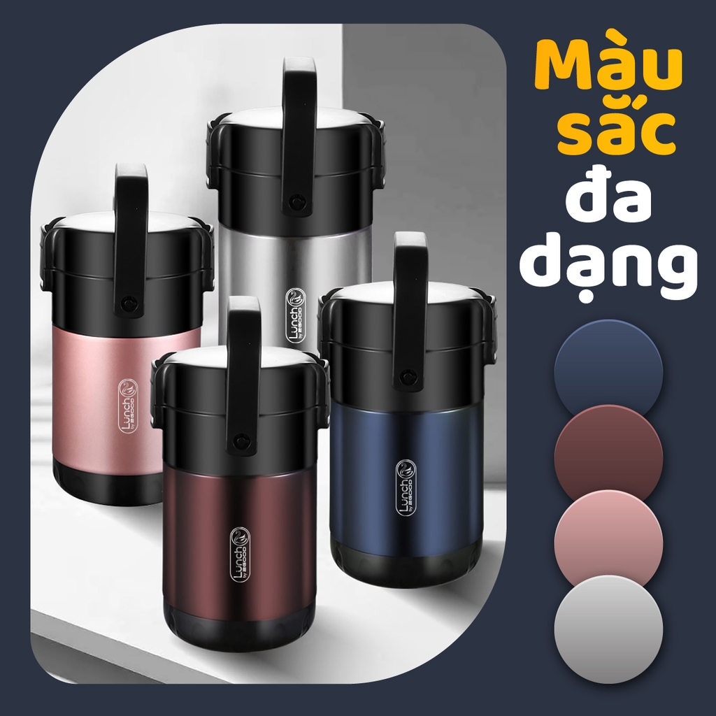 Hộp cơm giữ nhiệt 2GOOD HC-02 (2 lít) - Hàng Chính Hãng