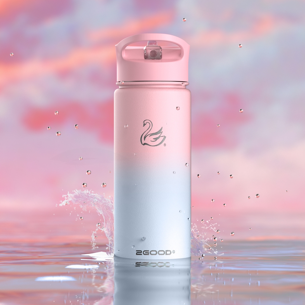 Bình giữ nhiệt 2GOOD Wide Mouth WM-02 532ml (Cotton Candy)