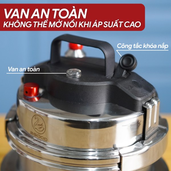 Nồi Áp Suất Mini 2GOOD M1 (2000ml)