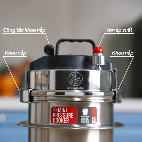 Nồi Áp Suất Mini 2GOOD M1 (2000ml)