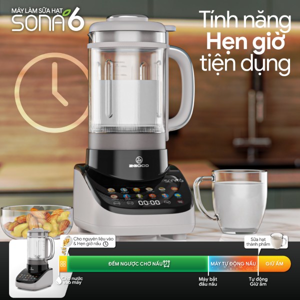 Máy Làm Sữa Hạt 2GOOD SONA 6 (1,8 Lít)
