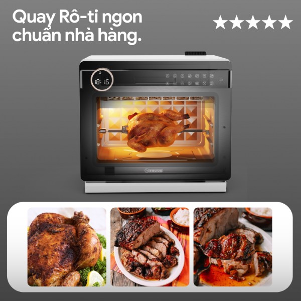 Nồi Chiên Không Dầu Kèm Hấp 2GOOD S100 (20 Lít)