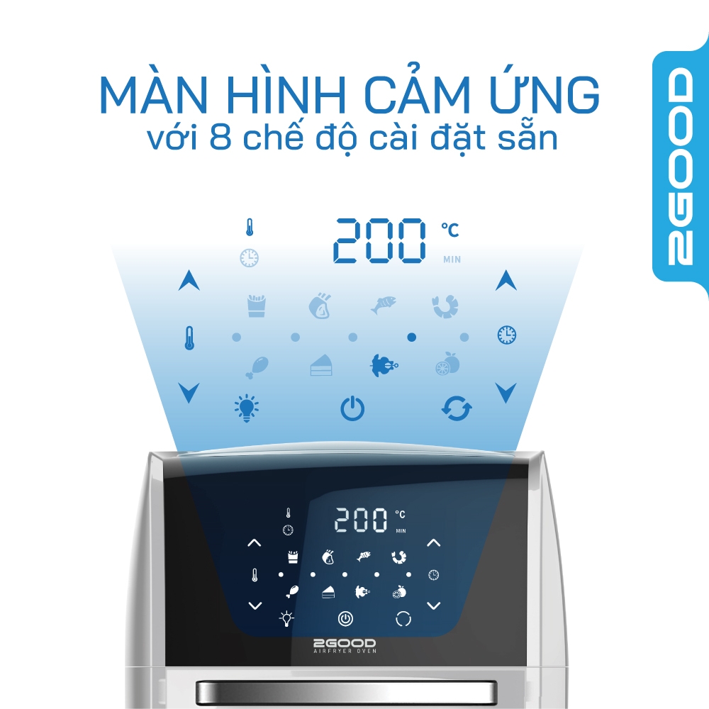 Nồi Chiên Không Dầu 2GOOD Vortex S-15 Air Fryer Oven (12L)