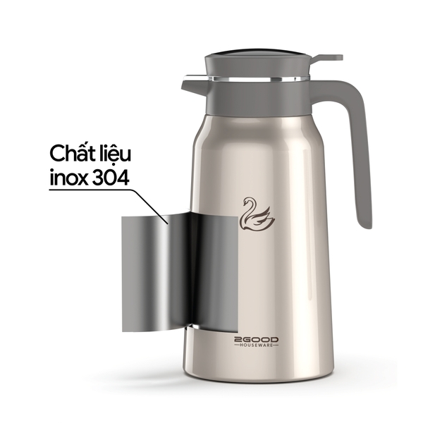 Phích Pha Trà Giữ Nhiệt 2GOOD B247 (1,9 Lít)