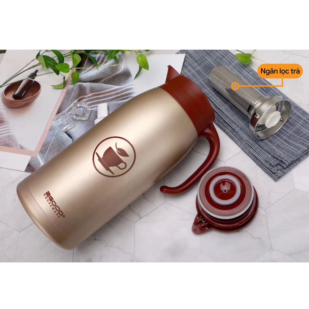 Phích Pha Trà Giữ Nhiệt 2GOOD B18 (1,6 Lít)