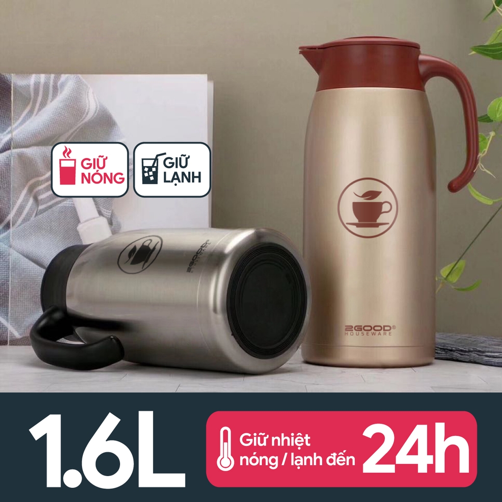 Phích Pha Trà Giữ Nhiệt 2GOOD B18 (1,6 Lít)
