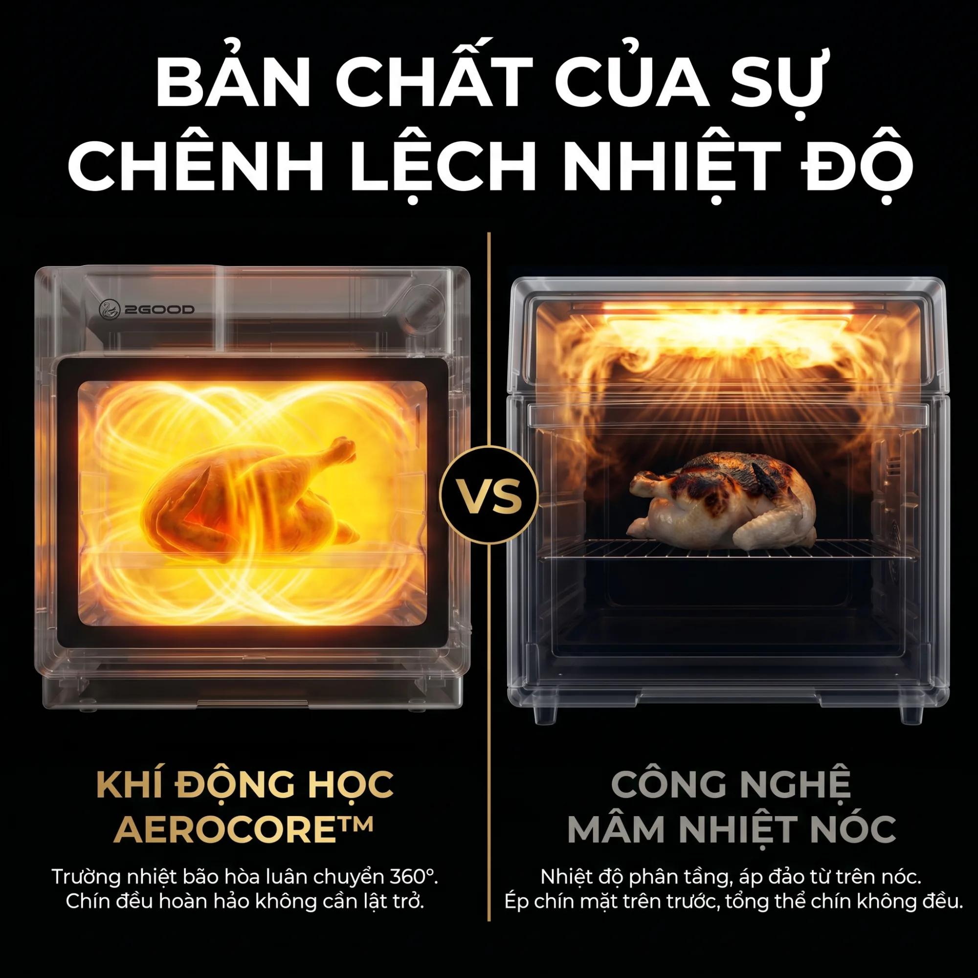 Nồi chiên hơi nước 2good s200 - Aerocore Dynamics 32L