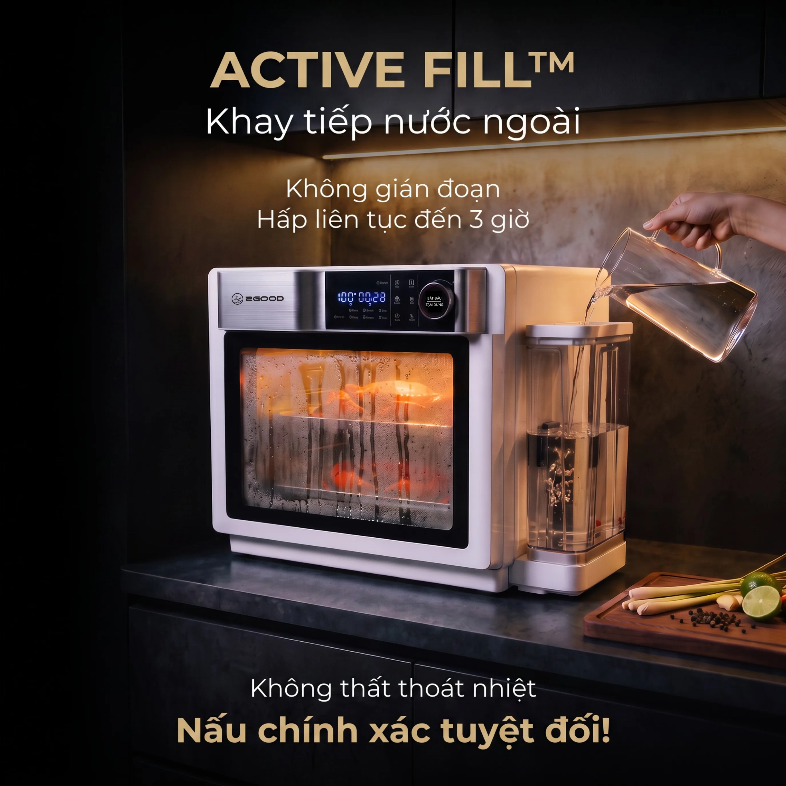 Nồi chiên hơi nước 2good s200 - Aerocore Dynamics 32L