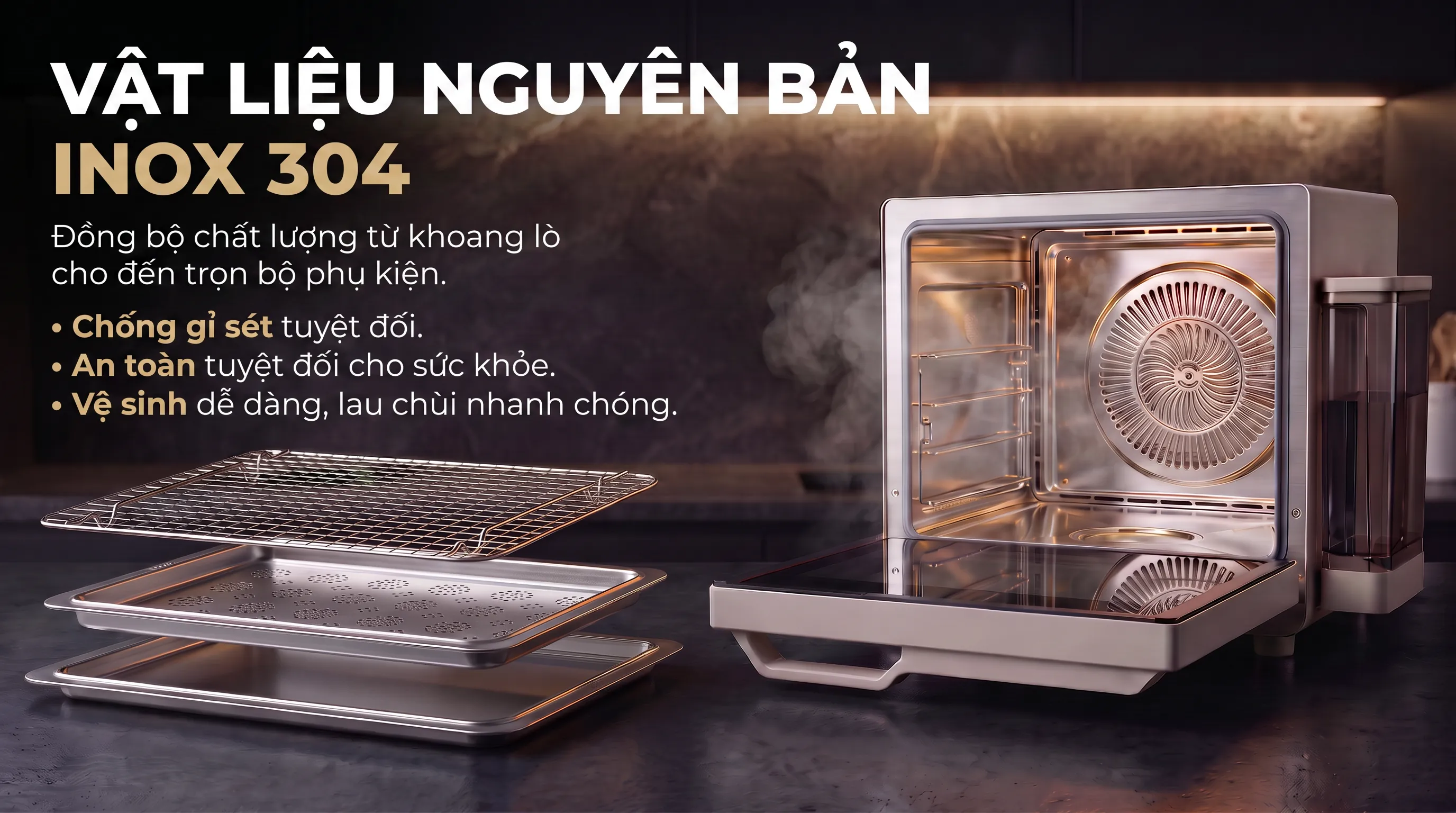 Nồi chiên hơi nước 2good s200 - Aerocore Dynamics 32L