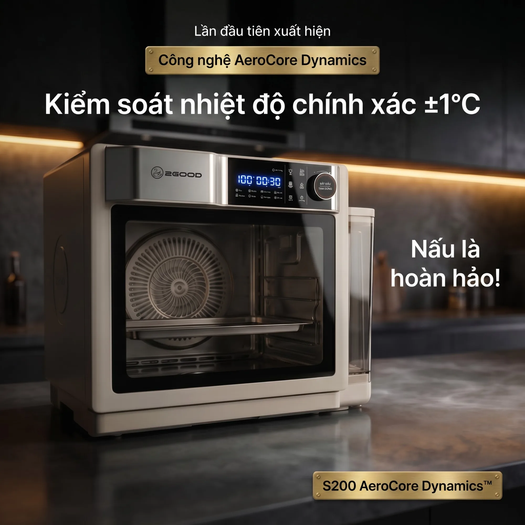 Nồi chiên hơi nước 2good s200 - Aerocore Dynamics 32L