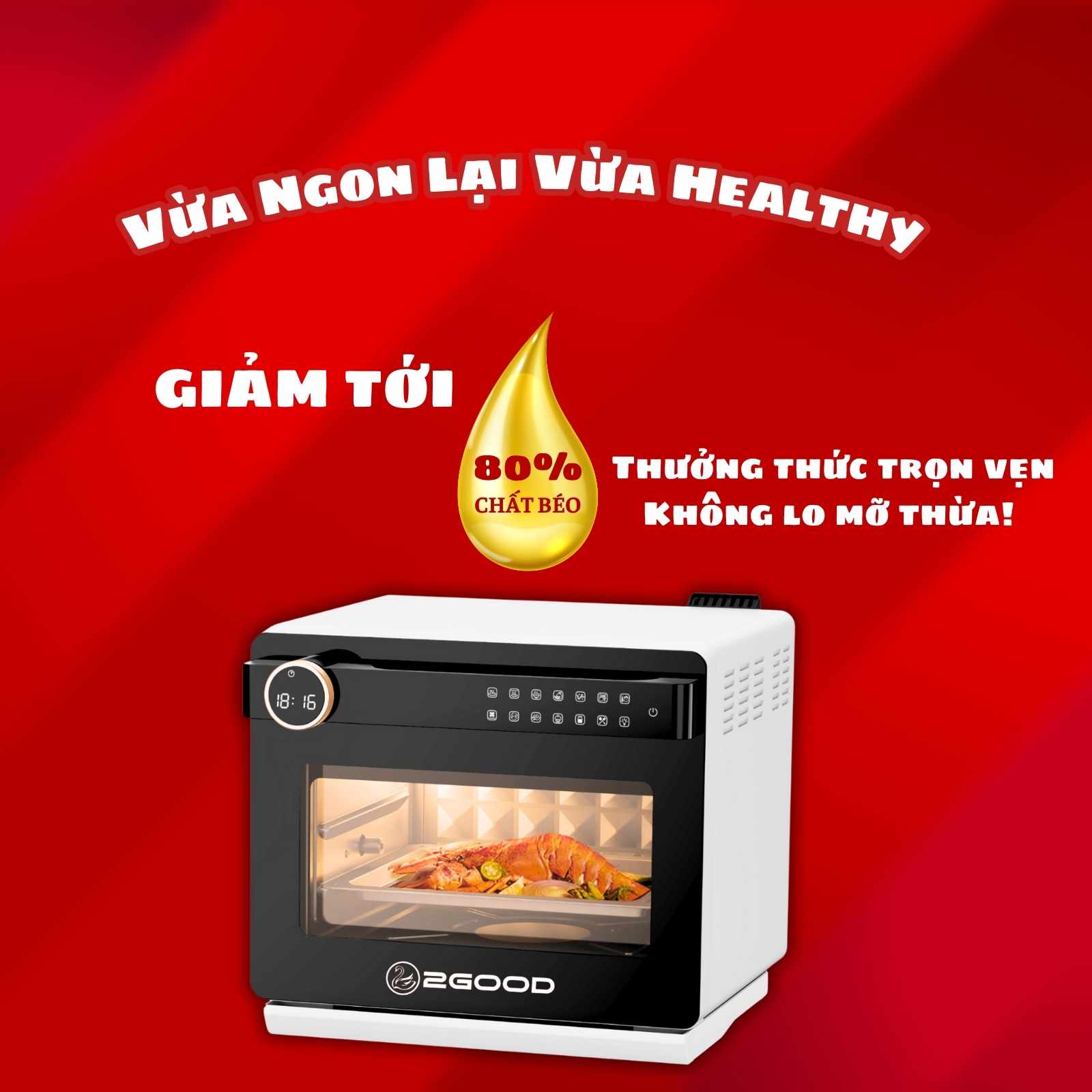 Giảm tới 80% chất béo thưởng thức chọn vẹn không lo mỡ thừa