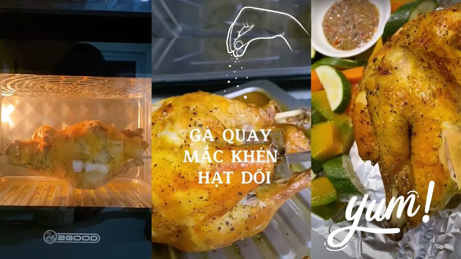 Gà Quay Mắc Khén Hạt Dổi