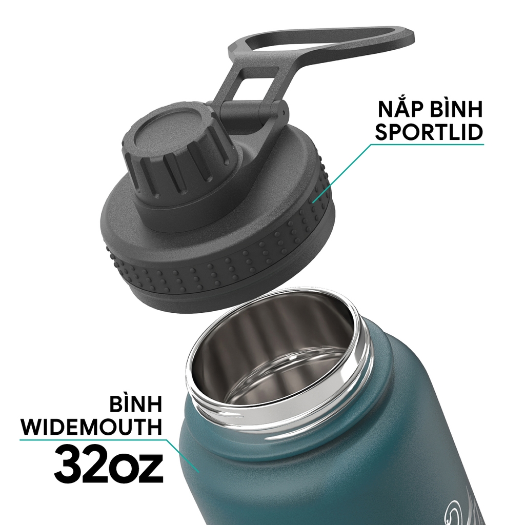 Bình Giữ Nhiệt 2GOOD FLASK WM-02 Sport Lid (946ml) - Monlight