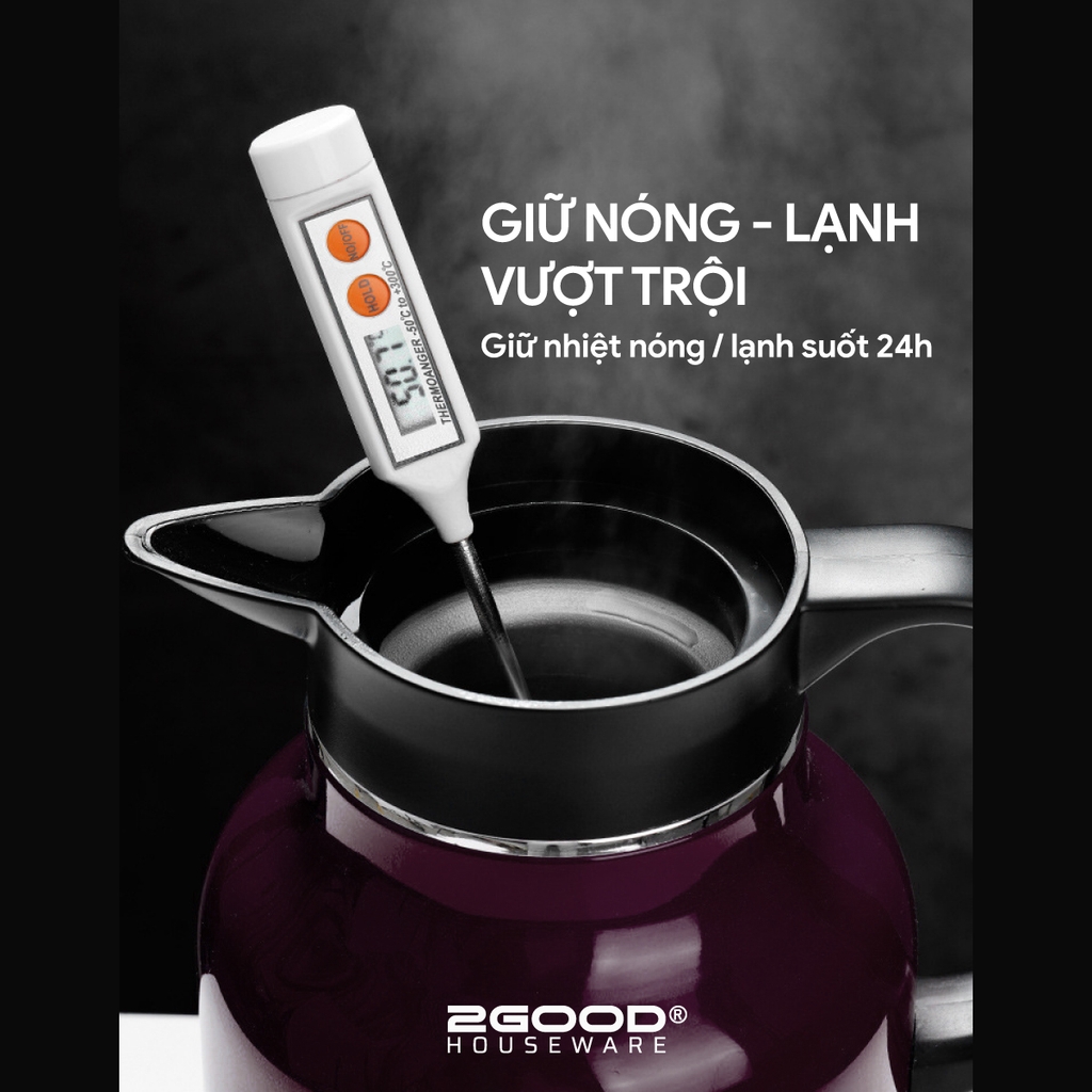 Phích Pha Trà Giữ Nhiệt 2GOOD FLASK B16 (1.8L)