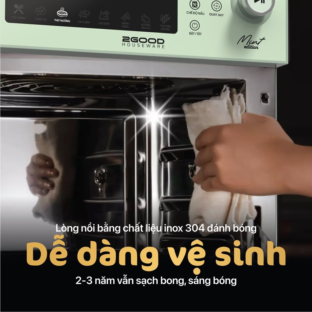 Nồi Chiên Không Dầu 2GOOD Vortex S-19 Air Fryer Oven (14.5L)