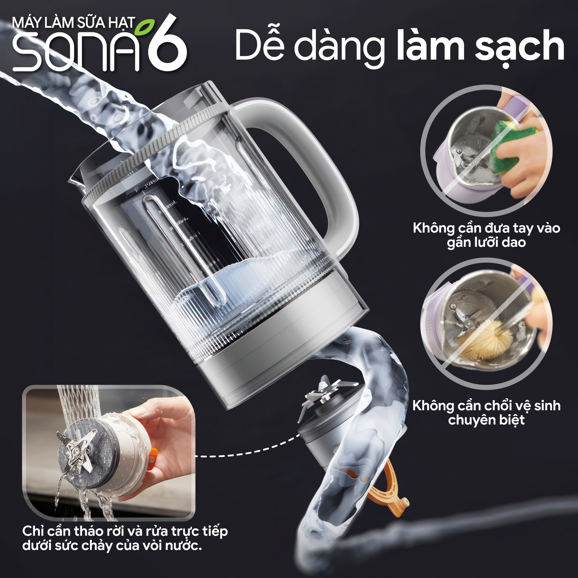 Máy Làm Sữa Hạt 2GOOD SONA 6 (1,8 lít)